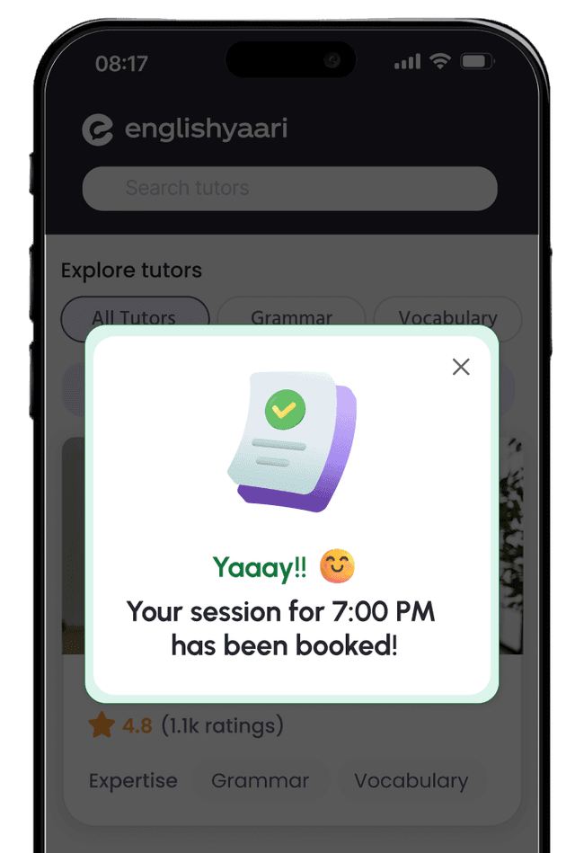 Book your session in 2 taps